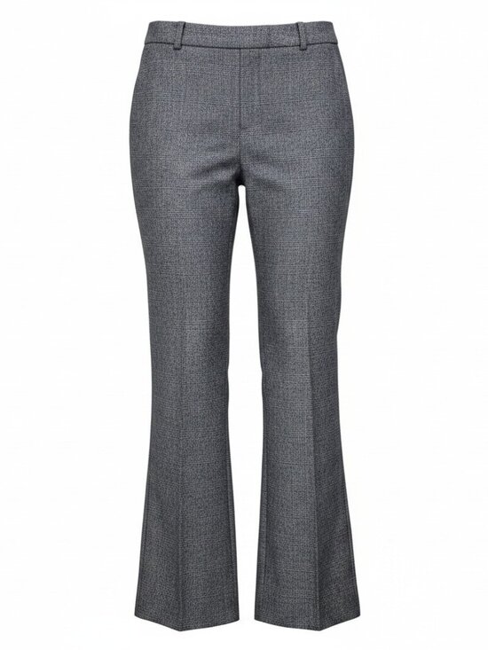 Anne Klein Pants - ANNE KLEIN SZ 12 Woven Wool Blend Plaid Lined Wide-leg Dress Pants Trousers